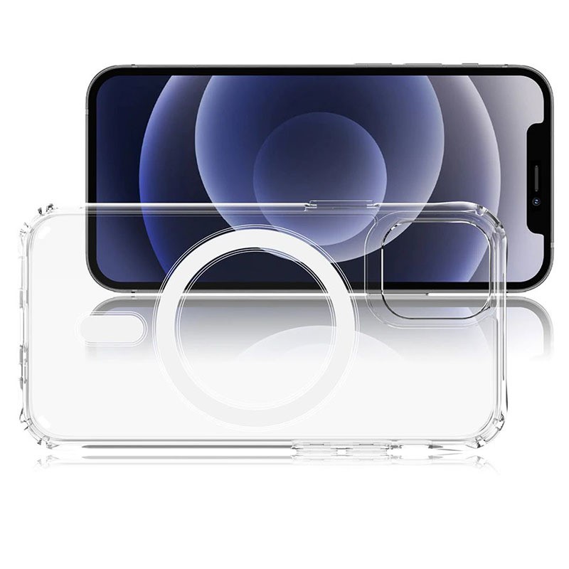 Husa Silicon cu MagSafe TelProtect Iphone 13 Transparenta - 4 | YEO